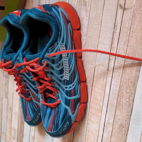 Montrail Fluidflex FKT Women's Running Shoe 8 blue & orange red - Picture 6 of 16